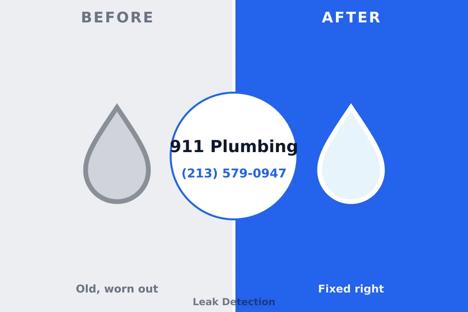 Before and after: plumbing repair Stansberry Lake, WA